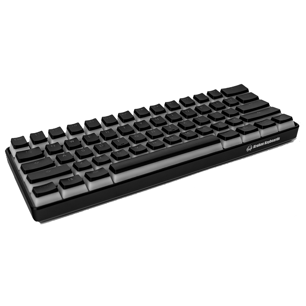 Black Pudding Keycap Set (ISO Keys included)