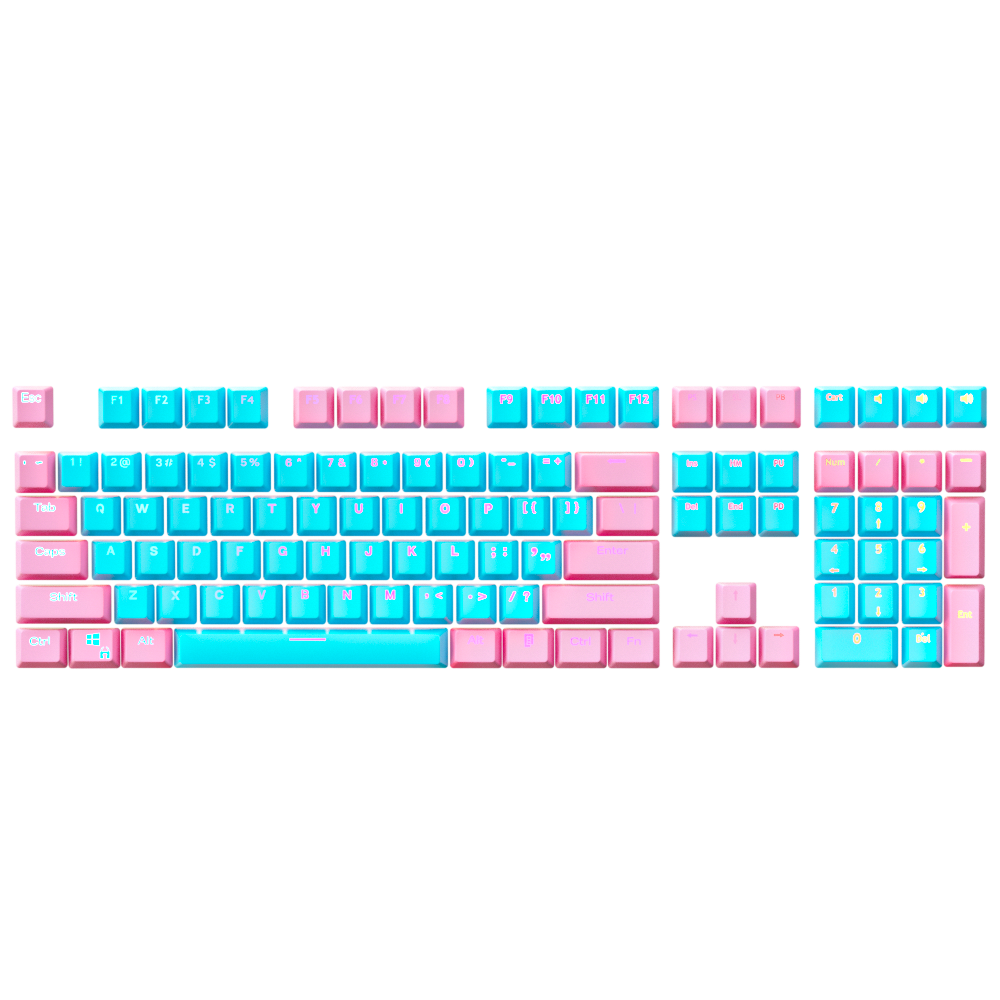Reverse Cotton Candy Keycap Set - Kraken Keycaps