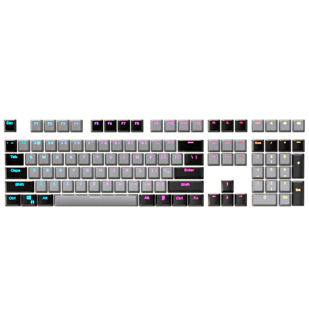 Stealth Keycap Set - Kraken Keycaps