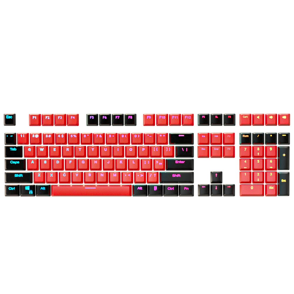BRED Keycap Set - Kraken Keycaps