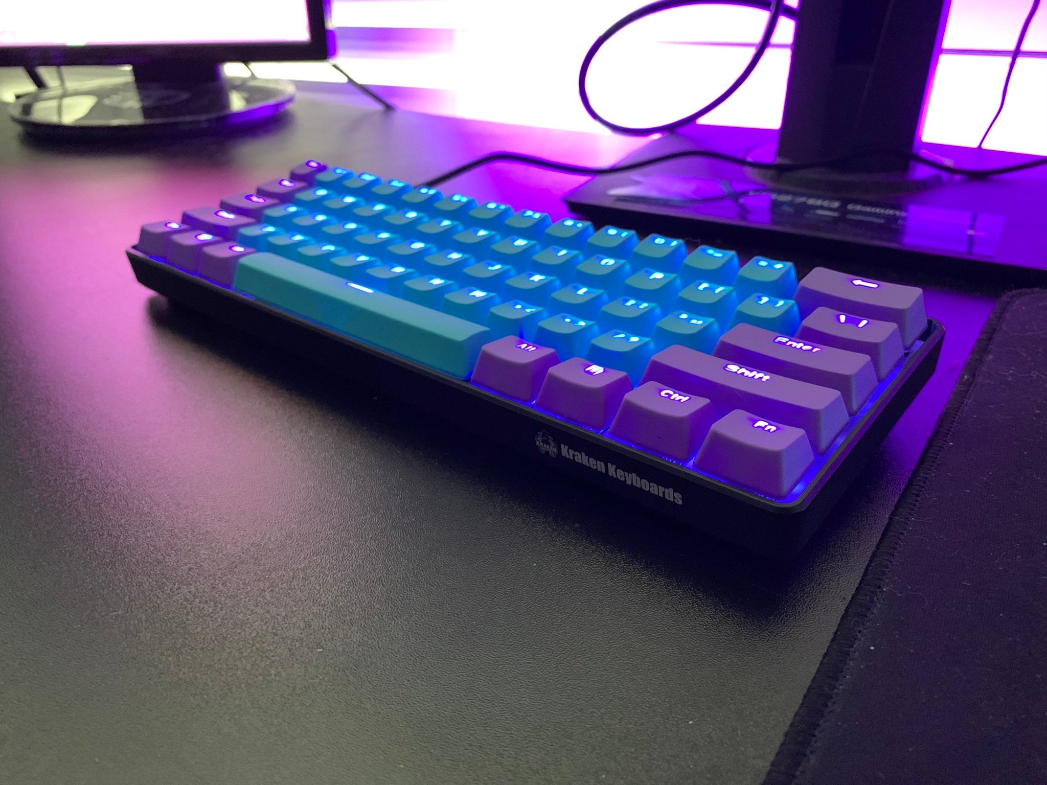 Purple Rain Keycap Set - Kraken Keycaps