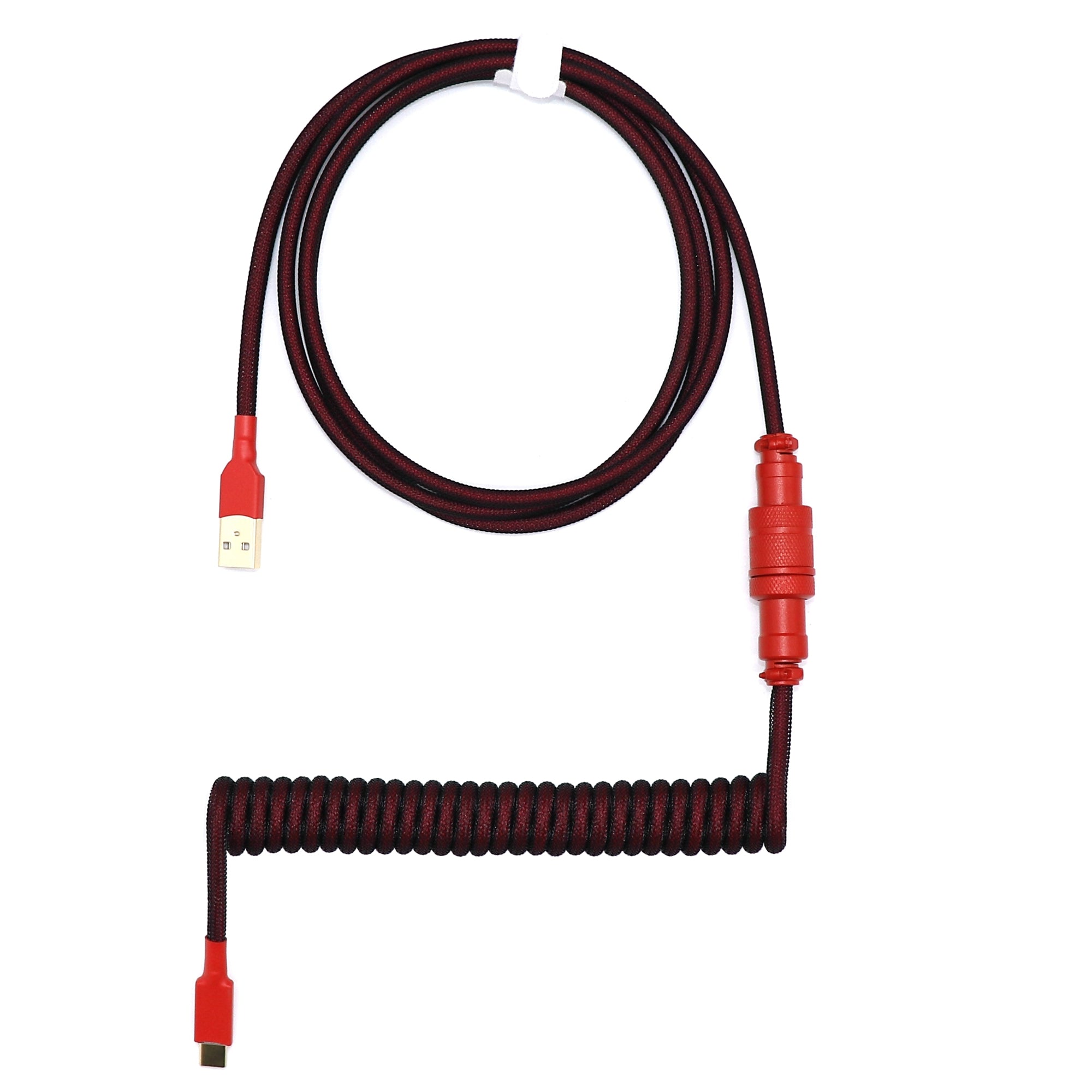 BRED Keyboard + COILED CABLE + MOUSE PAD Bundle