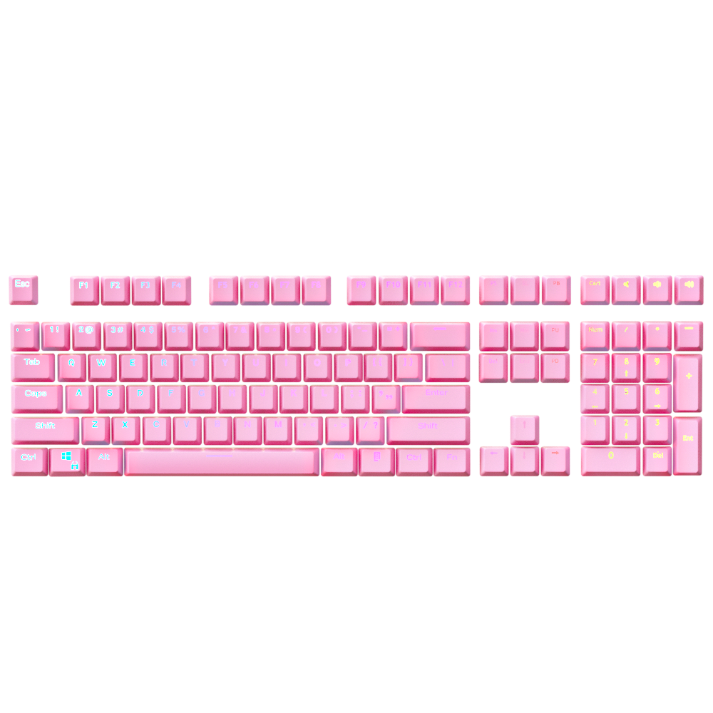 Pure Pink Keycap Set - Kraken Keycaps
