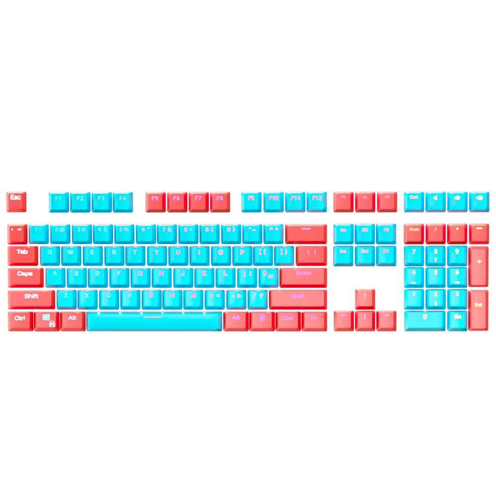 Reverse Frosted Cherry Keycap Set - Kraken Keycaps