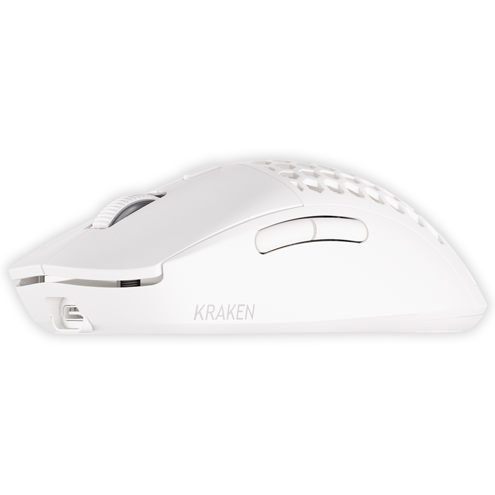 Kraken Aero - Ultra Lightweight Wireless Gaming Mouse - WHITEOUT