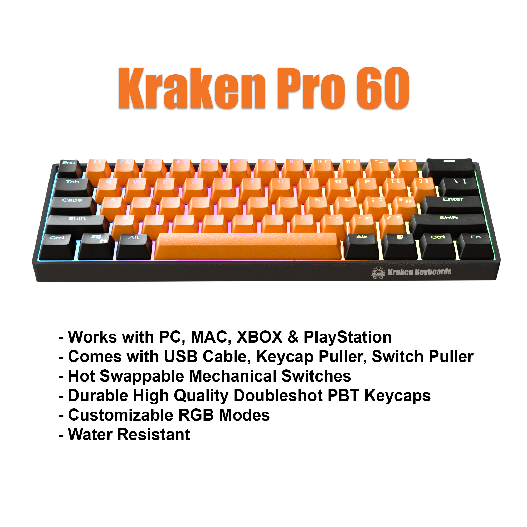 HAZARD EDITION - Kraken Pro 60% Mechanical Keyboard