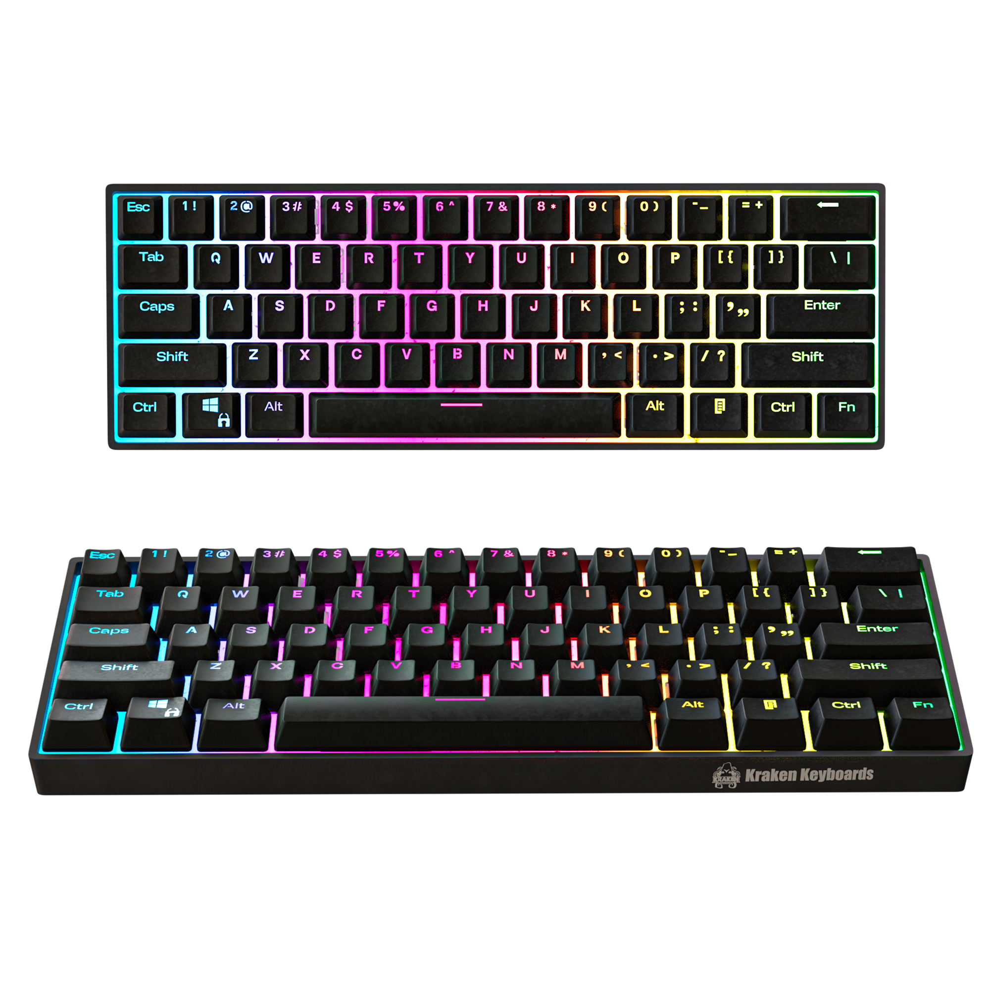 BLACKOUT EDITION - Kraken Pro 60% Mechanical Keyboard