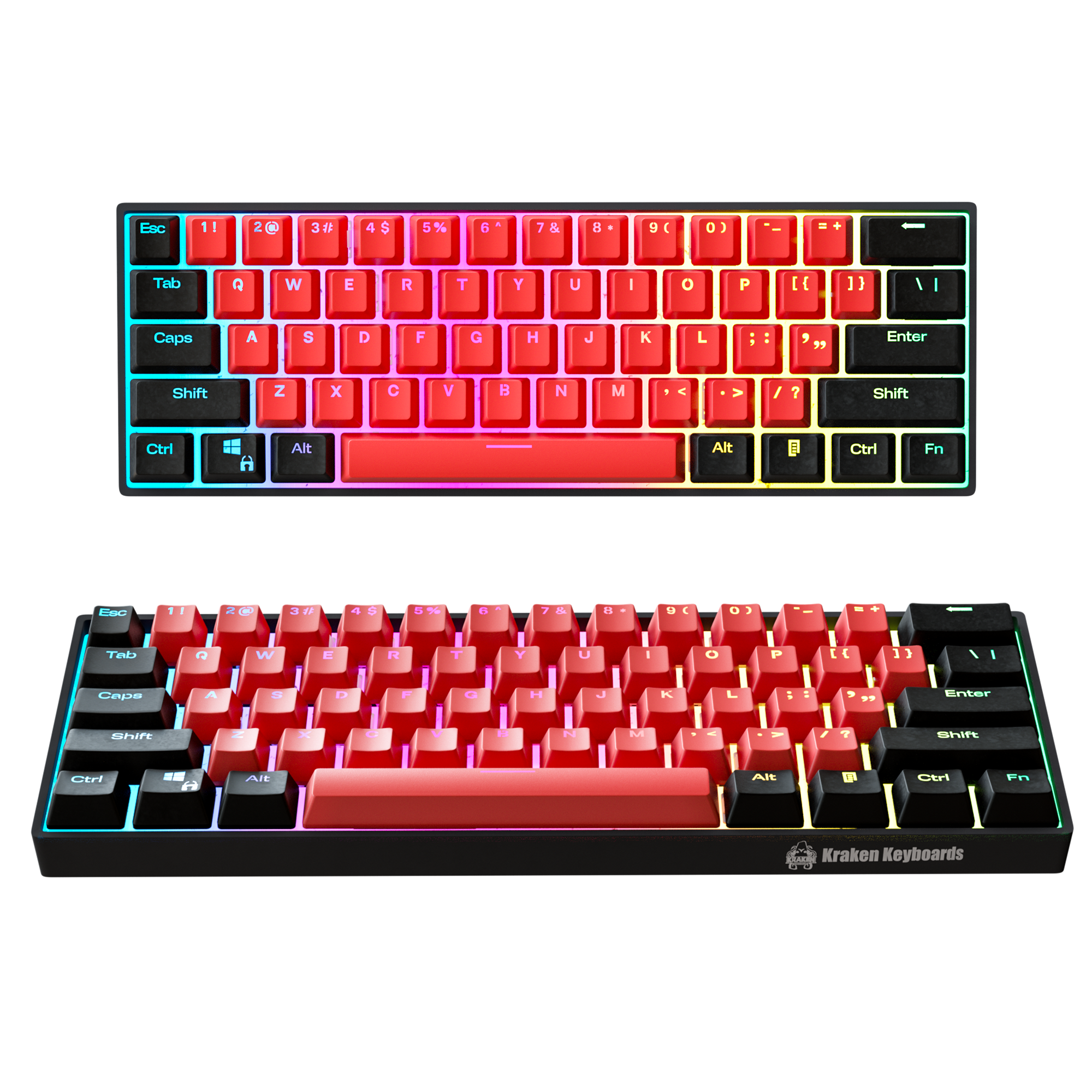 BRED EDITION - Kraken Pro 60% Mechanical Keyboard
