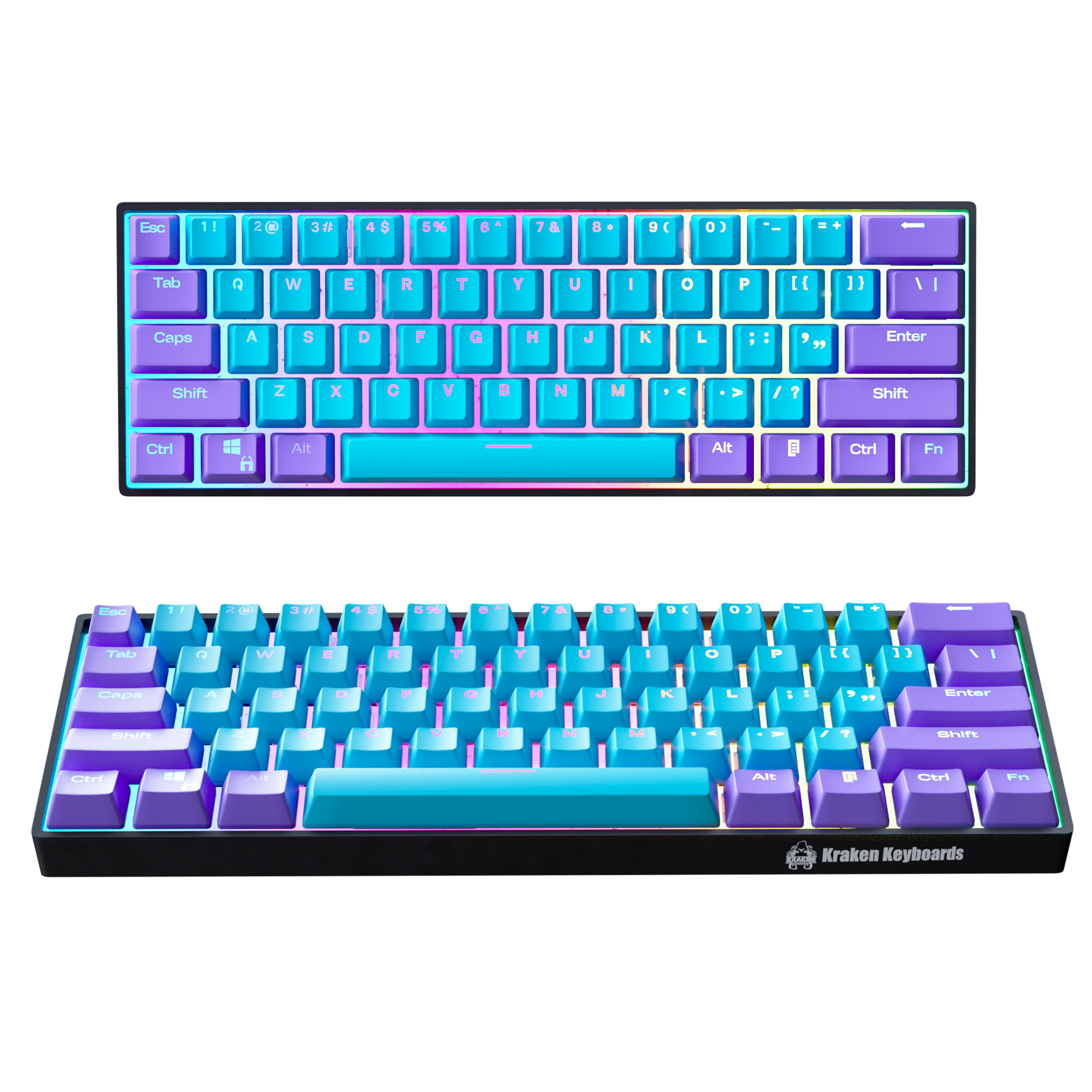 PURPLE RAIN EDITION - Kraken Pro 60% Mechanical Keyboard