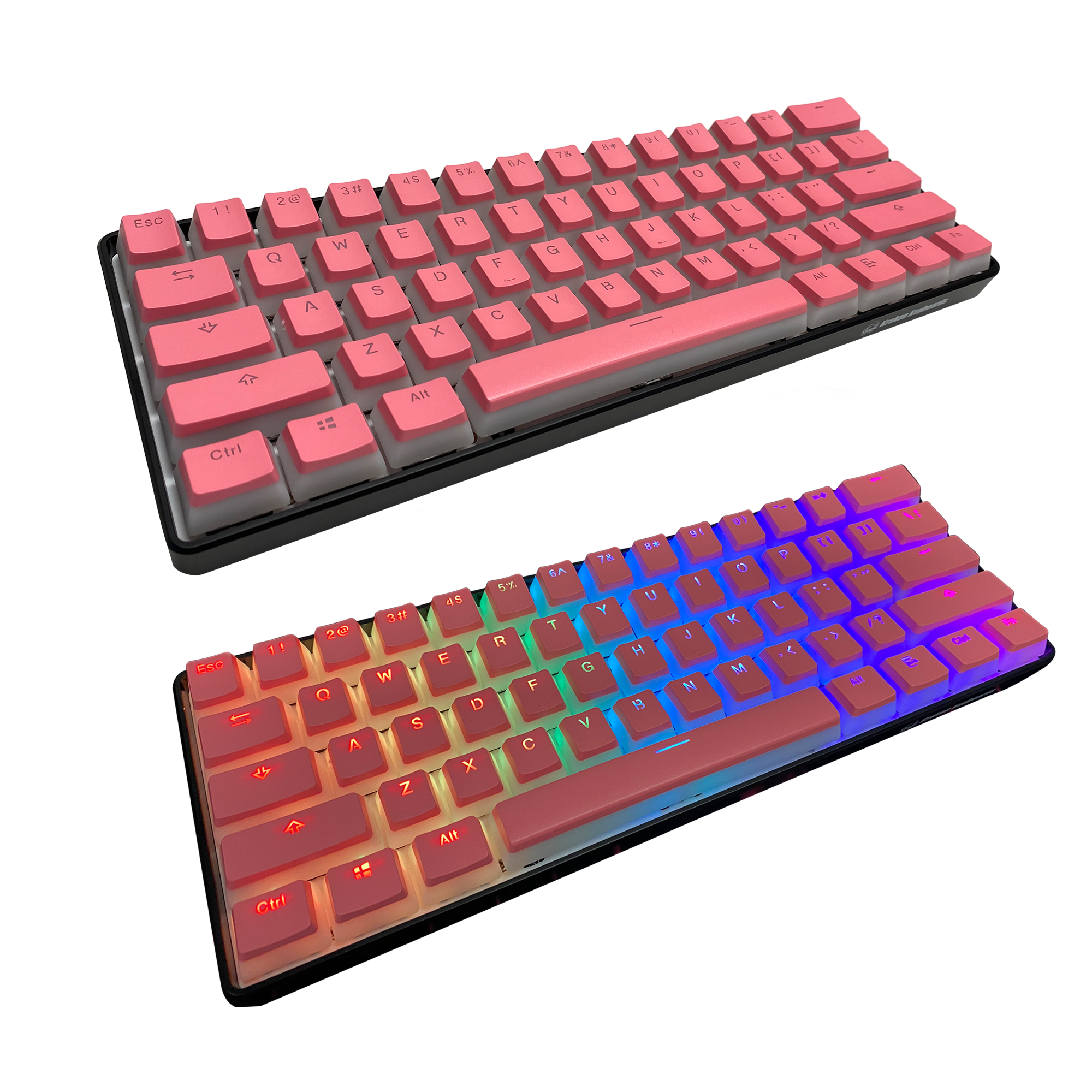 Pink Pudding Keycap Set (ISO Keys included)