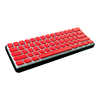 Red Pudding Keycap Set (ISO Keys included)