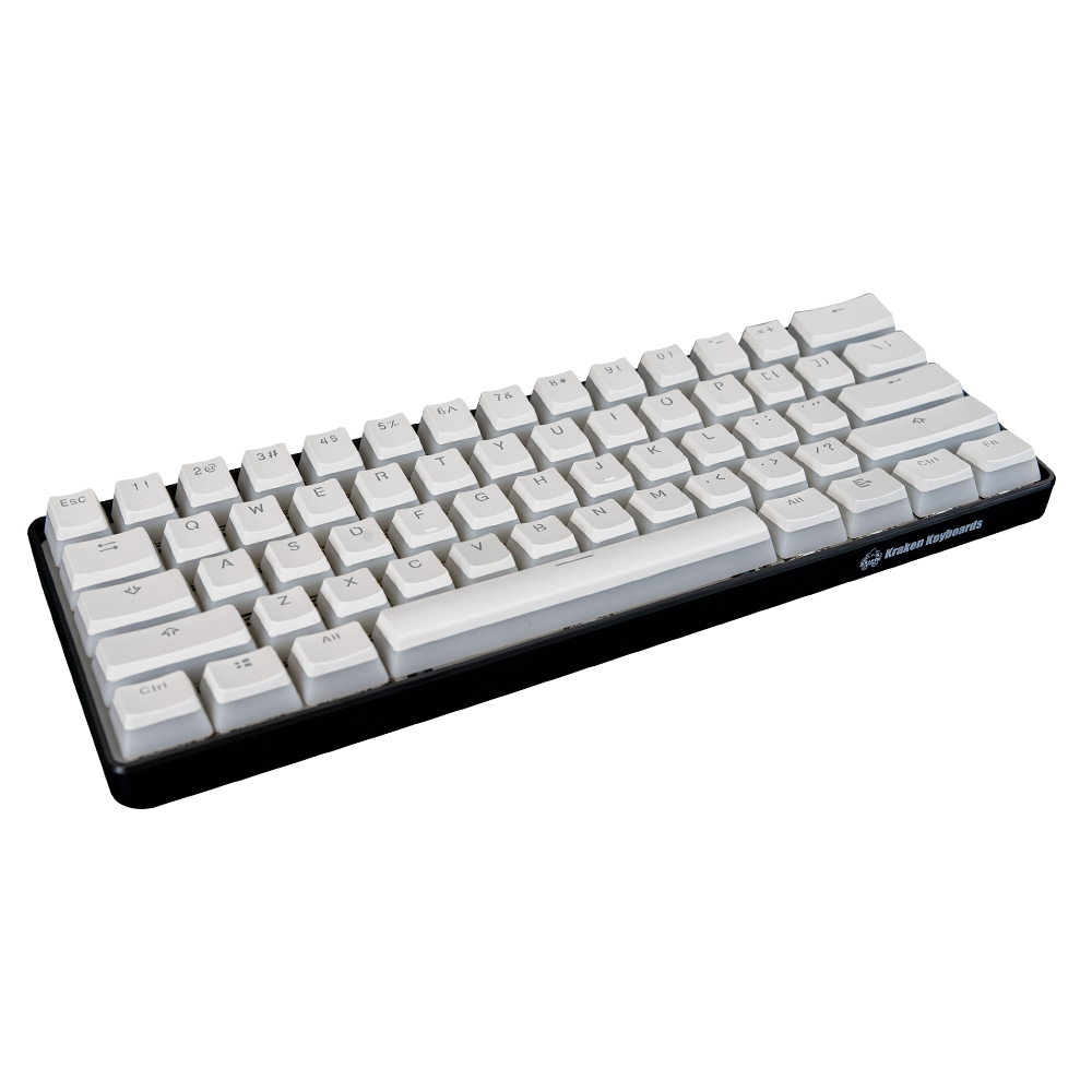 White Pudding Keycap Set (ISO Keys included)